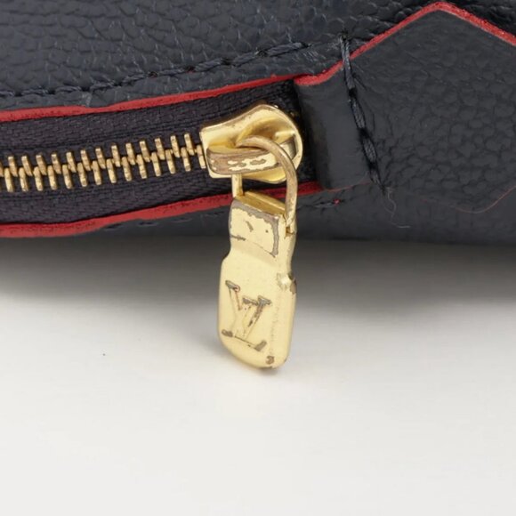 Louis Vuitton Monogram Empreinte Pochette Cosmetiqe Marine Rouge - Picture 7 of 7